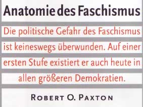 Robert O. Paxton: Anatomie des Faschismus, Coverausschnitt