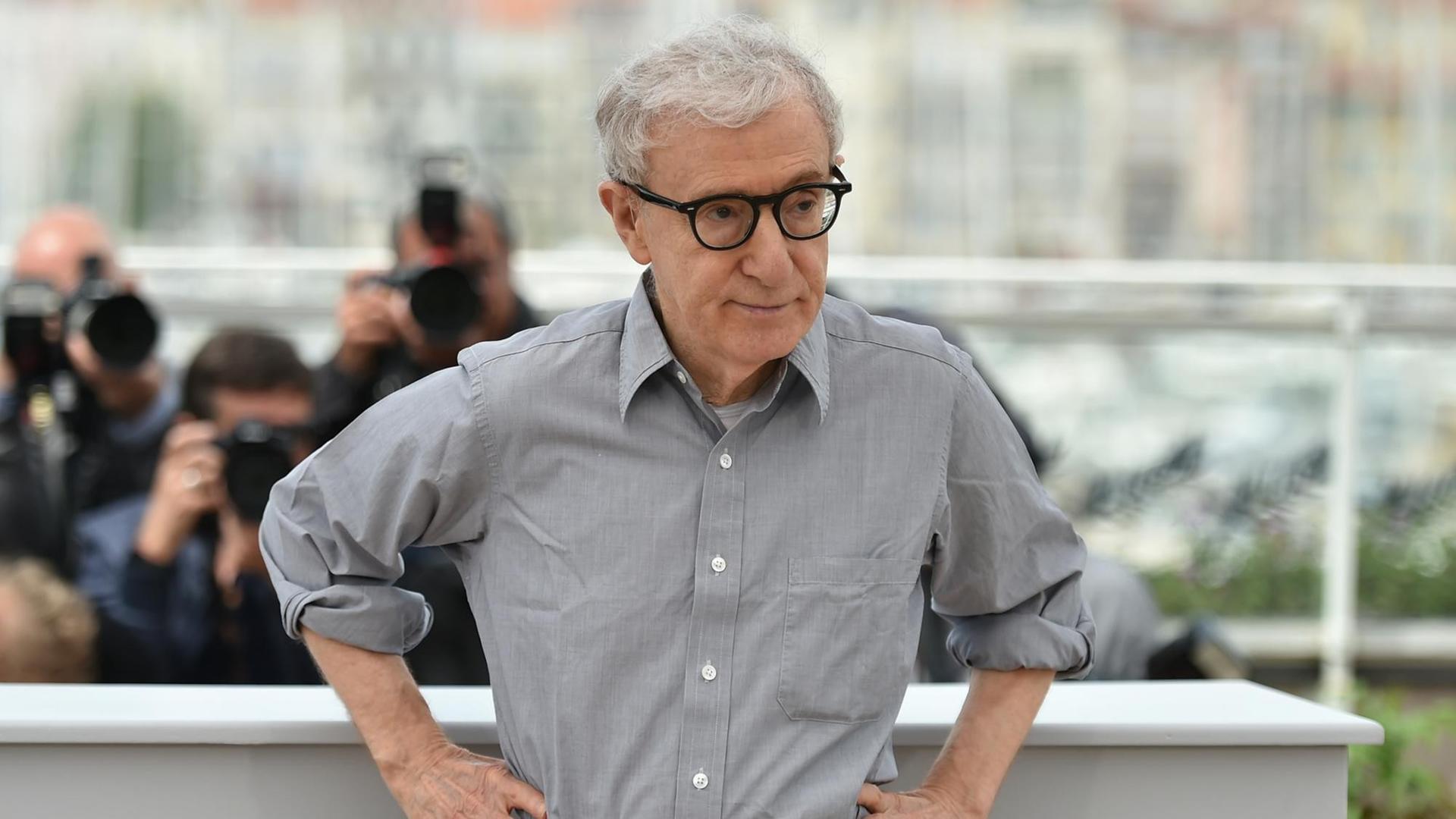 Woody Allen bei einem Pressetermin bei den Filmfestspielen in Cannes 2016.