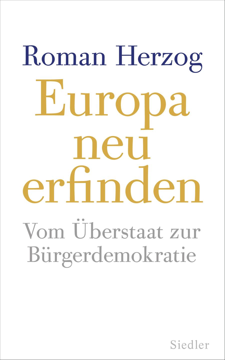Cover Roman Herzog "Europa neu erfinden" Cover Roman Herzog "Europa neu erfinden"