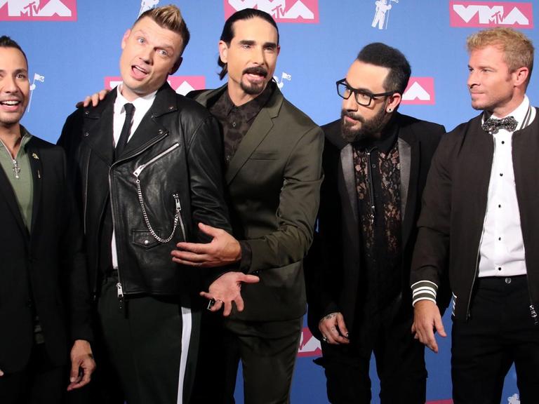 Die Backstreet Boys posieren für ein Foto im August 2018.