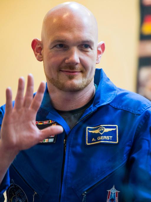 Deutscher Astronaut Alexander Gerst fliegt zur Raumstation ISS