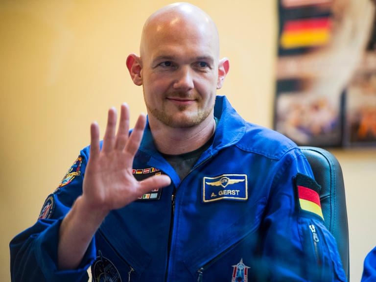 Deutscher Astronaut Alexander Gerst fliegt zur Raumstation ISS