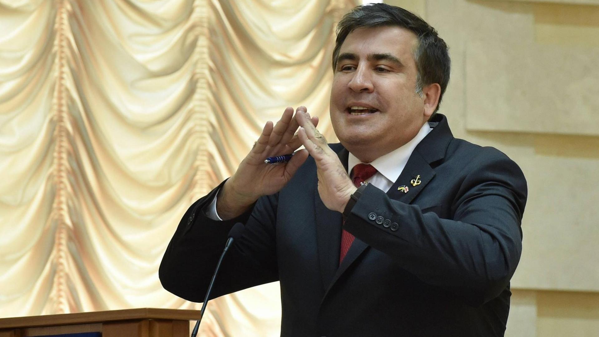 Micheil Saakaschwili, Gouverneur von Odessa.