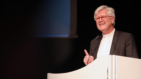 EKD-Ratsvorsitzender Bedford-Strohm spricht während der 12. Synode der Evangelischen Kirche in Bremen