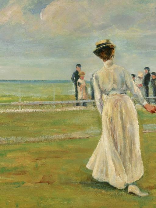 Max Liebermann: Tennisspieler am Meer, erste Fassung, 1901