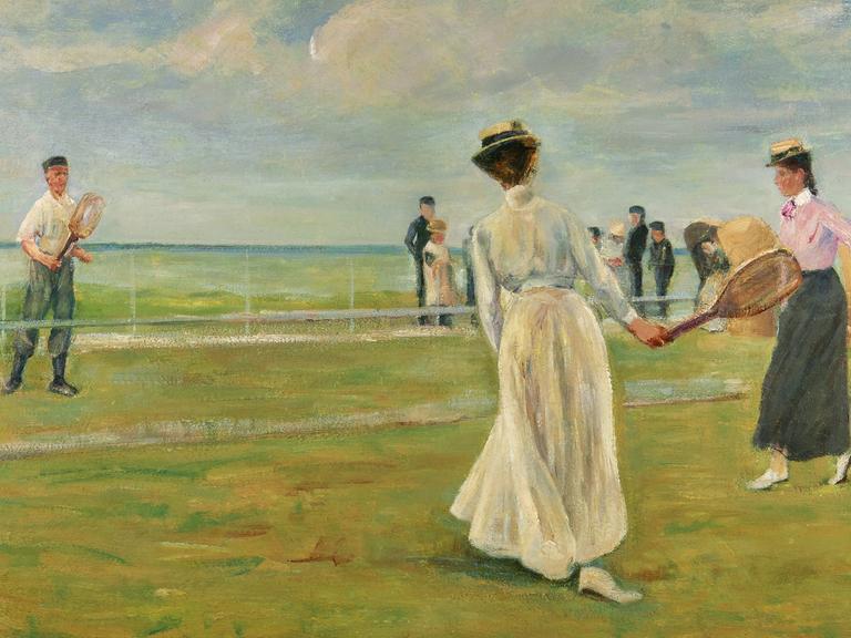 Max Liebermann: Tennisspieler am Meer, erste Fassung, 1901