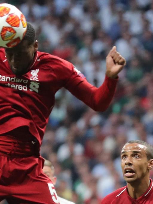 Kopfball im Champions-League-Finale 2019 - Liverpool-Tottenham.
