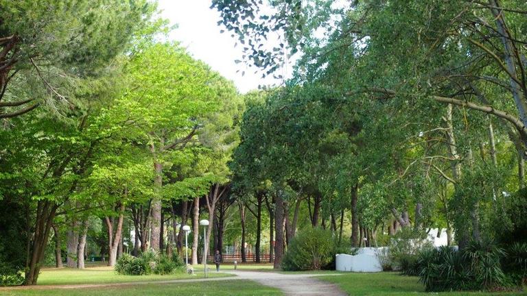 Parkanlage mit Bäumen: Siebzig Prozent der Anlage von La Grande Motte wurden beim Bau in den 60er-Jahren begrünt