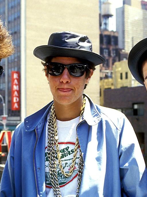 Die Hip-Hop-Band Beastie Boys, aufgenommen 1987