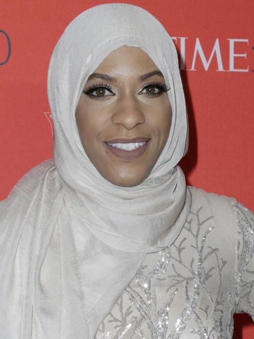US-Fechterin Ibtihaj Muhammad bei einer Gala in New York