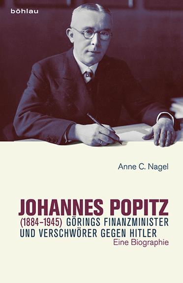 Cover Anne C. Nagel: "Johannes Popitz"