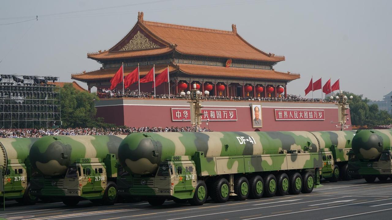 Die Interkontintalrakete Dong Feng 41 soll die USA innerhalb einer halben Stunde erreichen können
