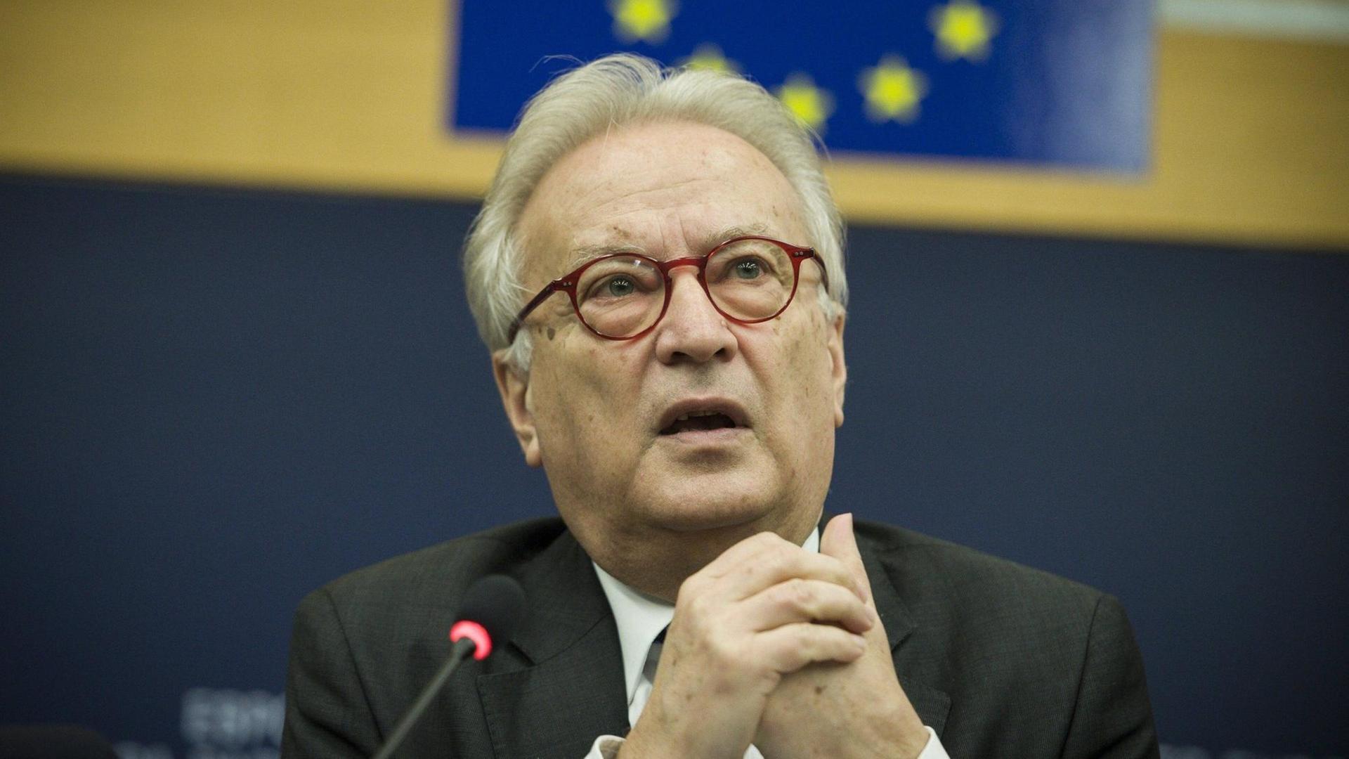 Der österreichische Politiker Hannes Swoboda war bis 2014 Abgeordneter der SPÖ im Europaparlament.