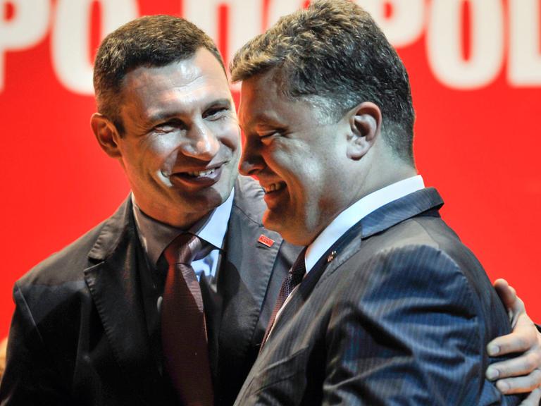 Vitali Klitschko und Petro Poroschenko