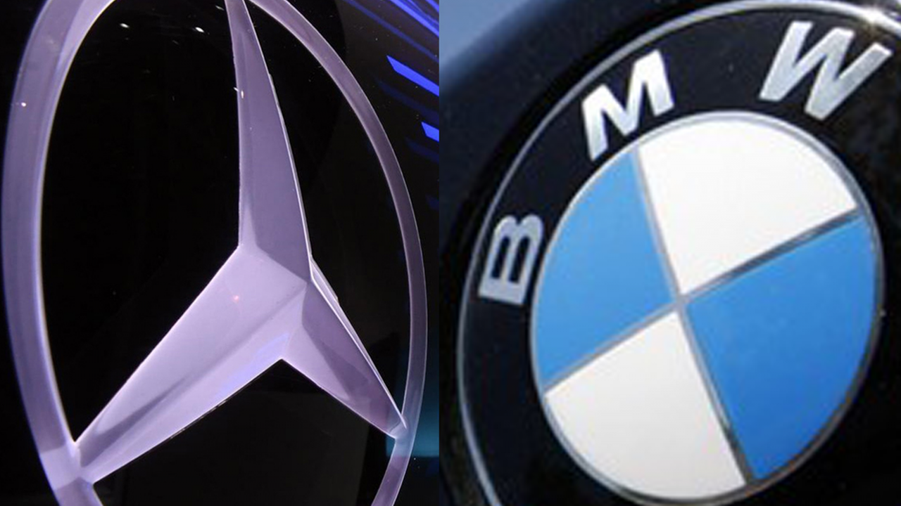 Logos von Daimler und BMW