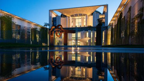 Das Bundeskanzleramt in Berlin