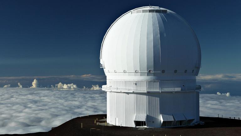 Heute unvorstellbar: Walker und Campbell bekamen am Canada-France-Hawaii-Teleskop auf dem Mauna Kea nur sehr wenig Beobachtungszeit für ihr Exoplaneten-Projekt.