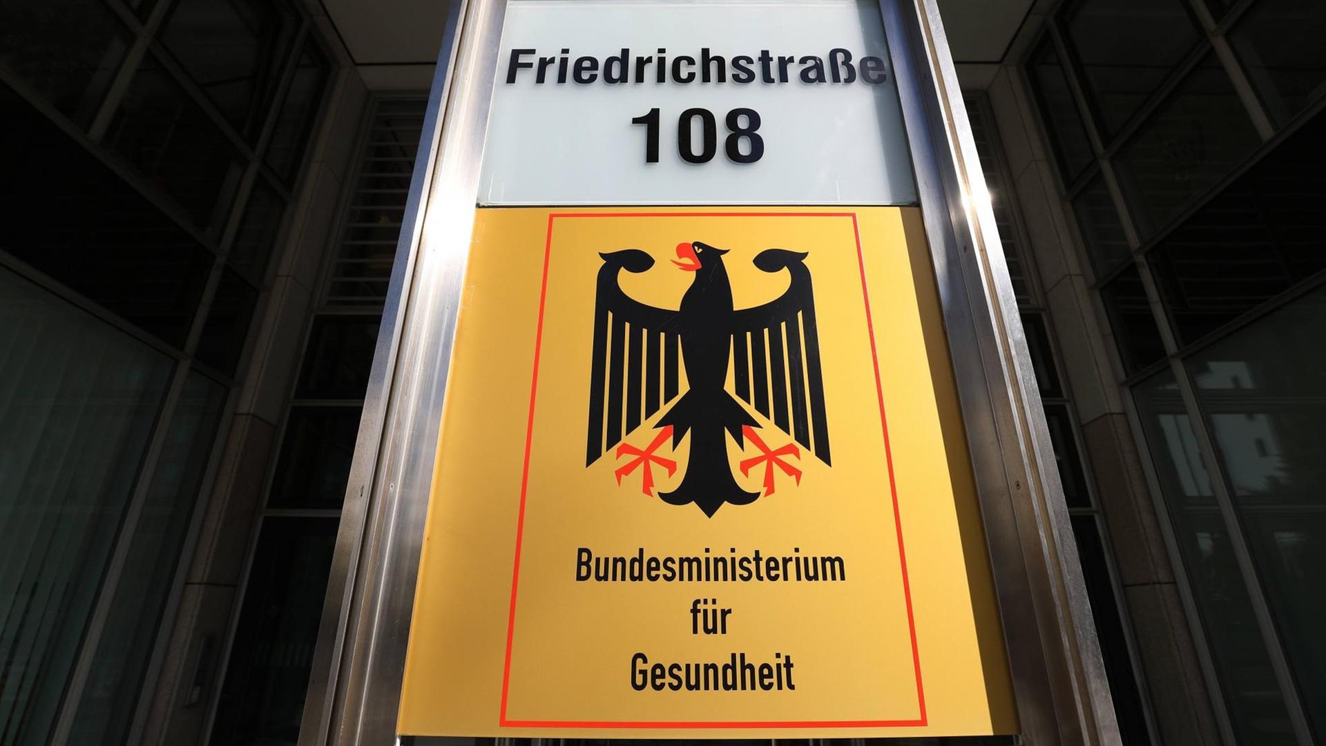 Das Bundesgesundheitsministerium in Berlin