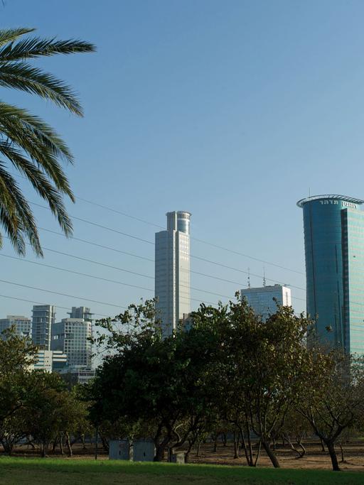 Blick auf die Skyline von Tel Aviv