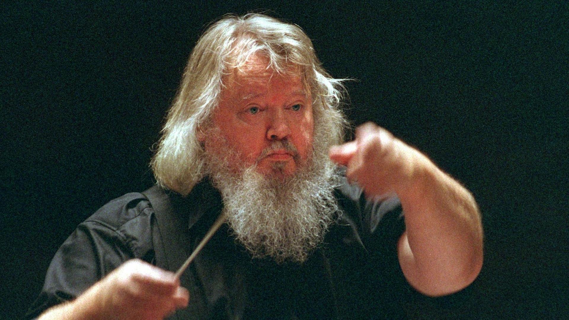 Der finnische Dirigent und Komponist Leif Segerstam