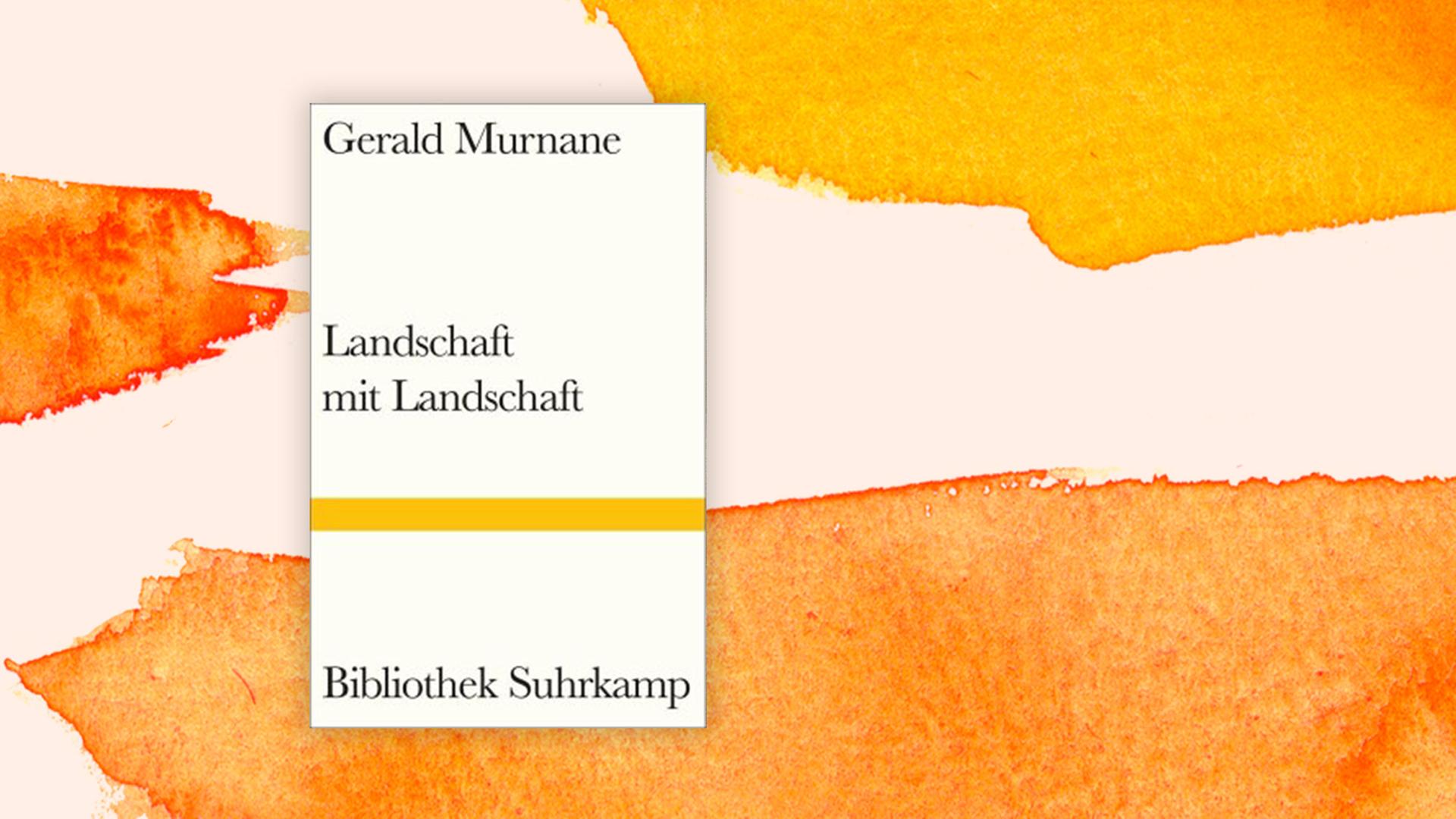 Das Buchcover von Gerald Murnane auf orangefarbenem Hintergrund.