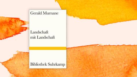 Das Buchcover von Gerald Murnane auf orangefarbenem Hintergrund.