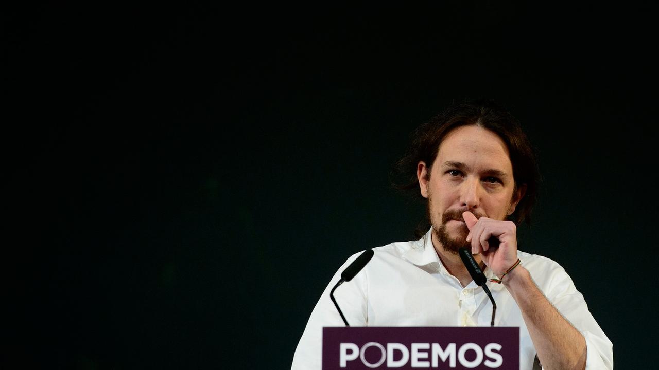 Der Podemos-Vorsitzende Pablo Iglesias.