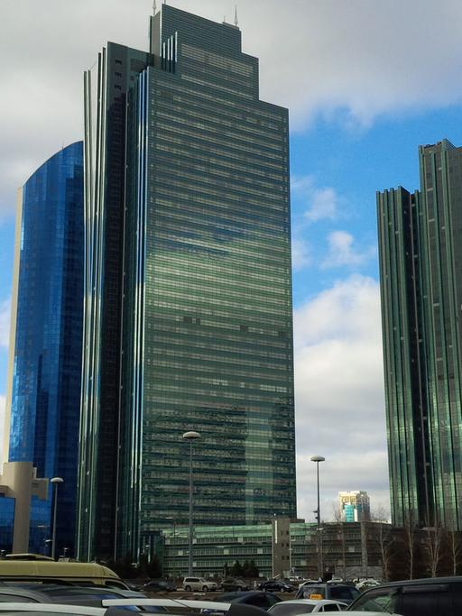 Symbol des wirtschaftlichen Aufschwungs: Hochhäuser in Astana