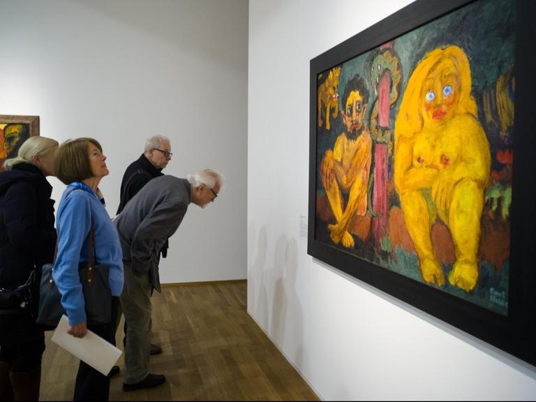 Im Hamburger Bahnhof in Berlin ist eine neue Ausstellung mit Bildern von Emil Nolde zu sehen.