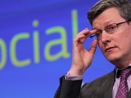 EU-Sozialkommissar Laszlo Andor warnt vor einer sozialen Spaltung in Europa