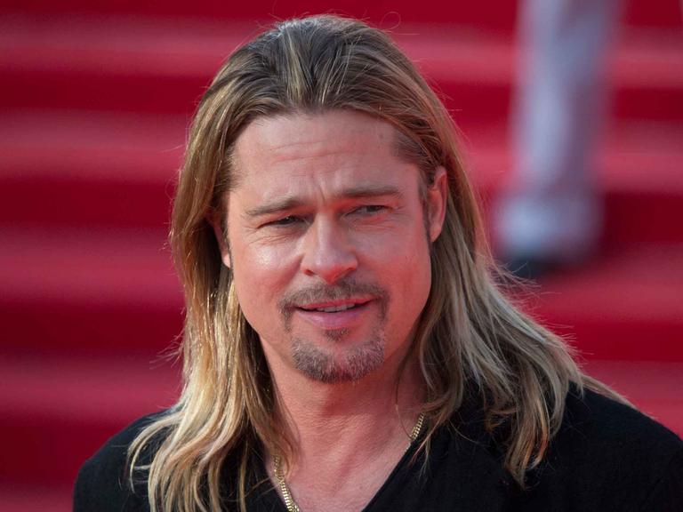 Soll die Zombies stoppen: US-Schauspieler Brad Pitt