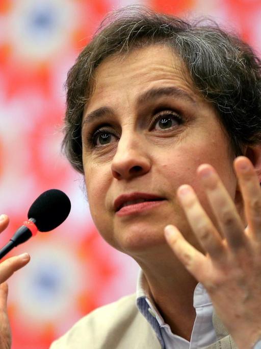 Die mexikanische Journalistin Carmen Aristegui