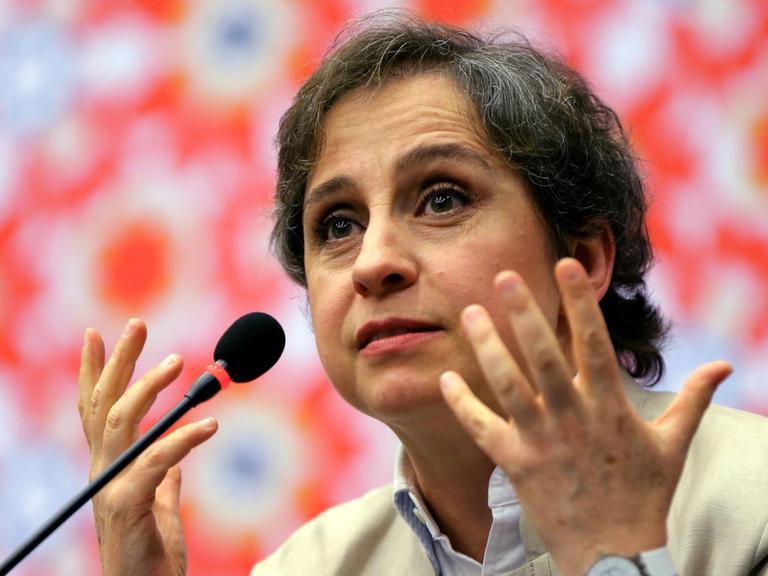 Die mexikanische Journalistin Carmen Aristegui