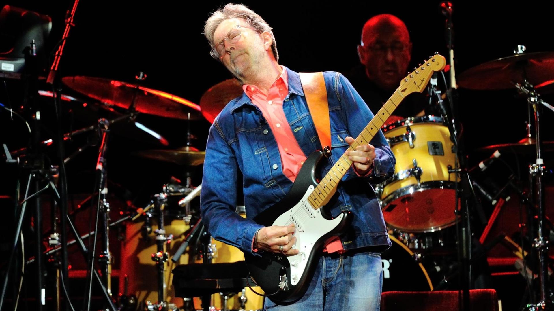Der Musiker Eric Clapton bei einem Auftritt 2014