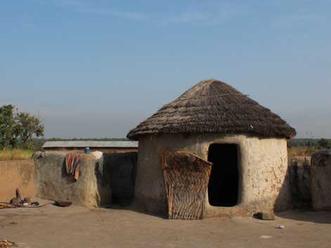 Ein Innenhof, Togo, Region Kara