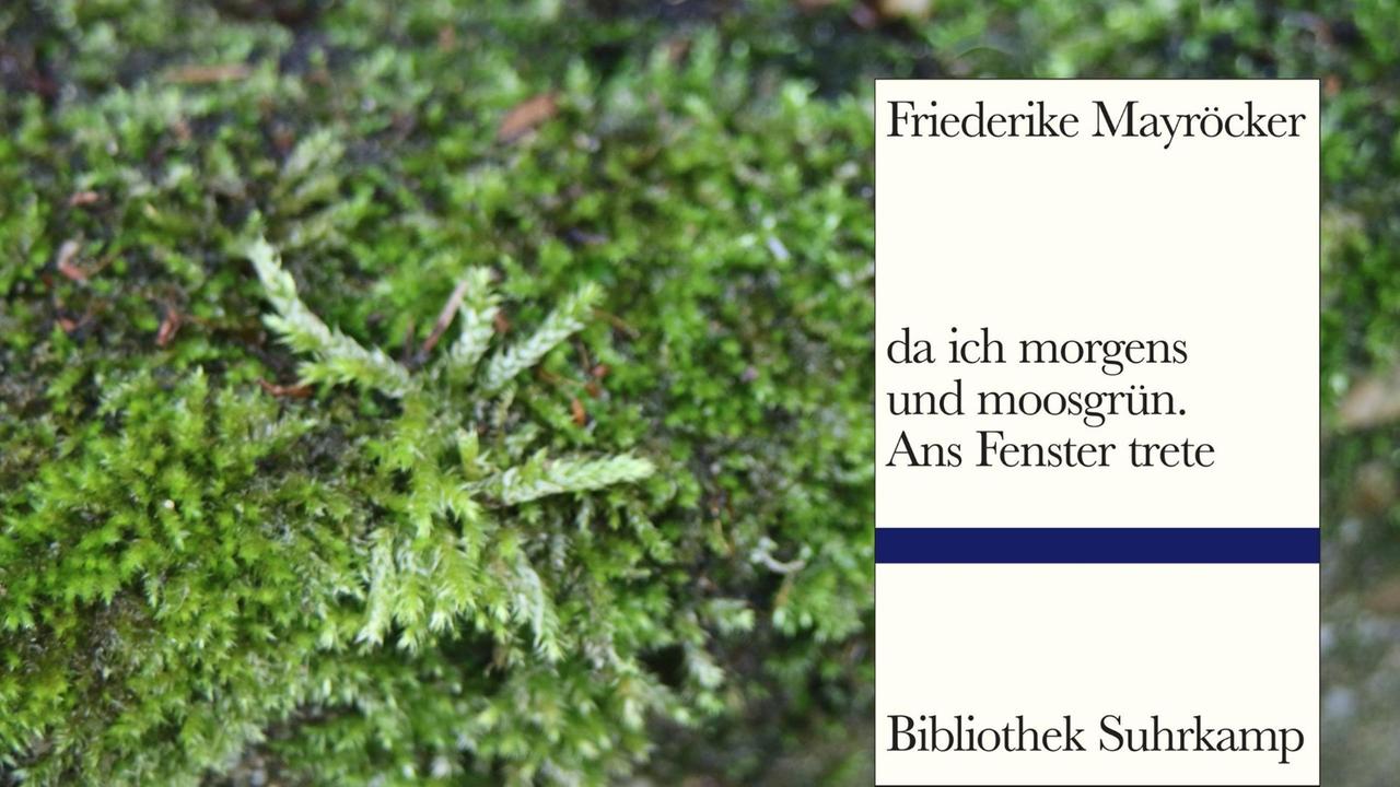 Buchcover: Friederike Mayröcker: „da ich morgens und moosgrün.  Ans Fenster trete“
