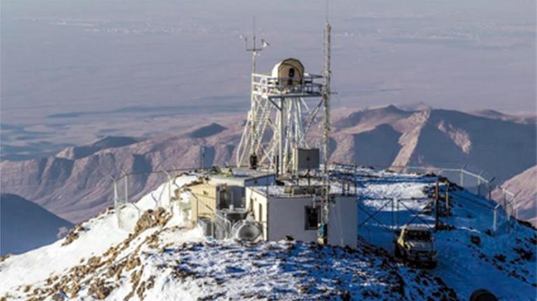 Messstation auf dem künftigen Standort des Teleskops