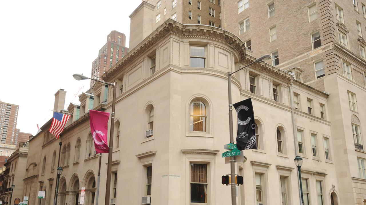 Historischer Gebäudeteil des Curtis Institute Of Music in Philadelphia