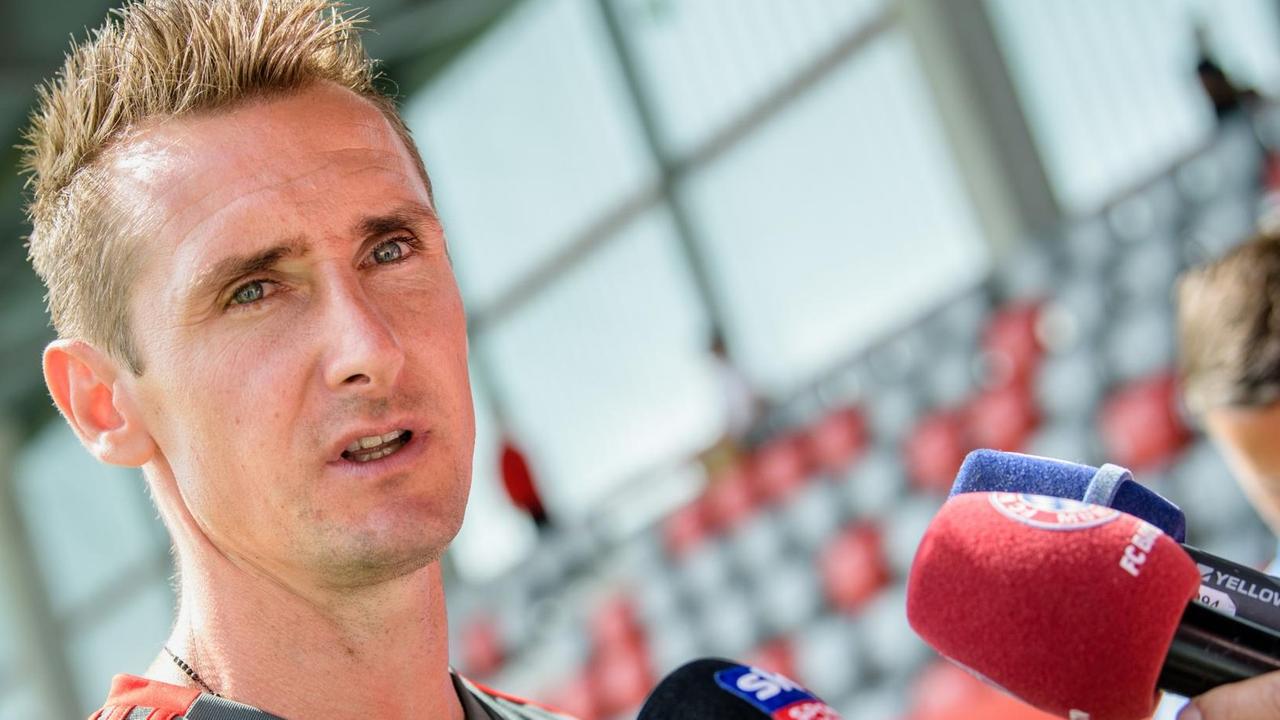 Miroslav Klose im August 2018 bei seinem Debüt als U17-Cheftrainer beim FC Bayern München.