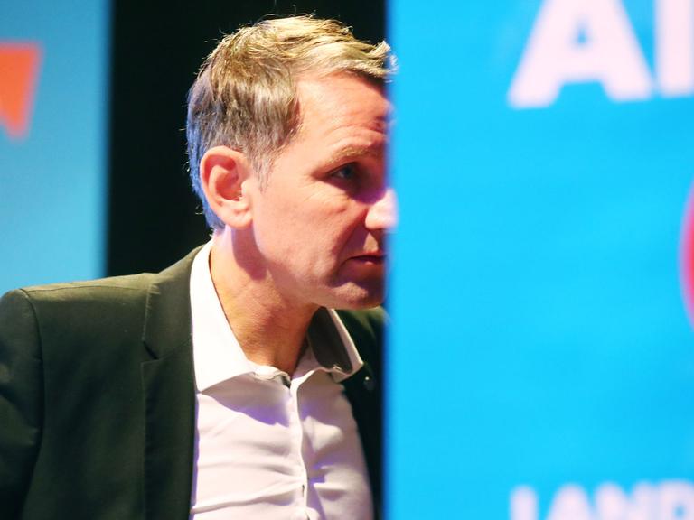 Björn Höcke auf dem Landesparteitag der AfD Thüringen am 3.11.2018.