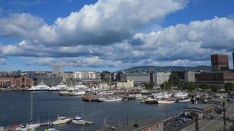 Blick über den Osloer Hafen
