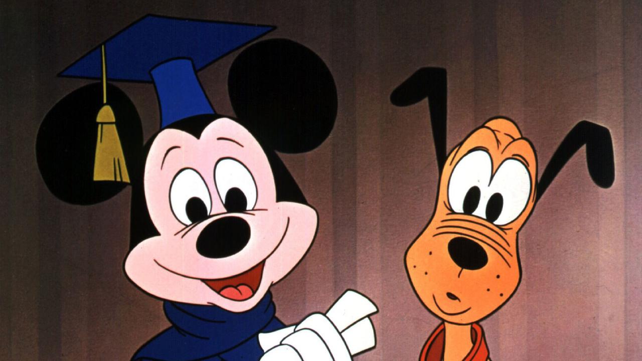 Micky Maus und Pluto, zwei der populärsten Zeichentrick-Figuren aus dem Disney-Universum.