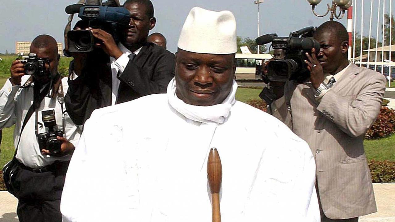 Gambias Präsident Yahya Jammeh bei einem Besuch im Senegal