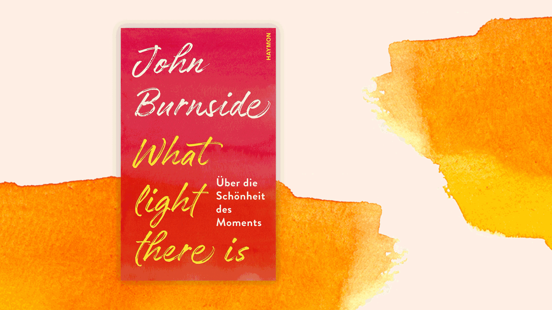 Cover des Buchs "What light there is. Über die Schönheit des Moments" von John Burnside.