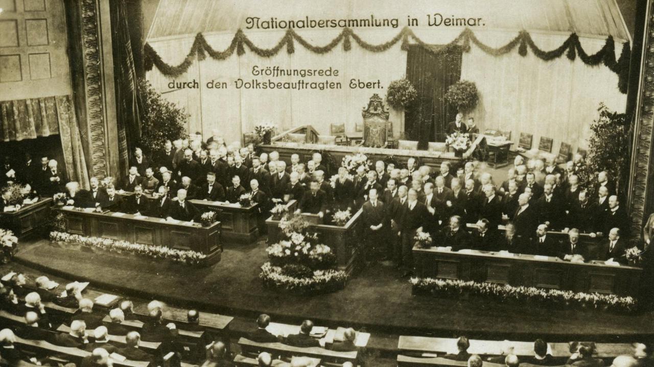 Nationalversammlung Weimar 1919