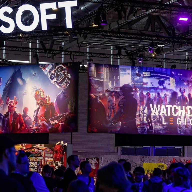 Ubisoft-Spiele bei der Gamescom Köln 2019.