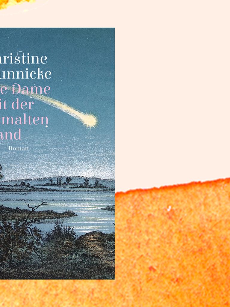 Cover des Romans "Die Dame mit der bemalten Hand" von Christine Wunnicke. Cover des Romans "Die Dame mit der bemalten Hand" von Christine Wunnicke.