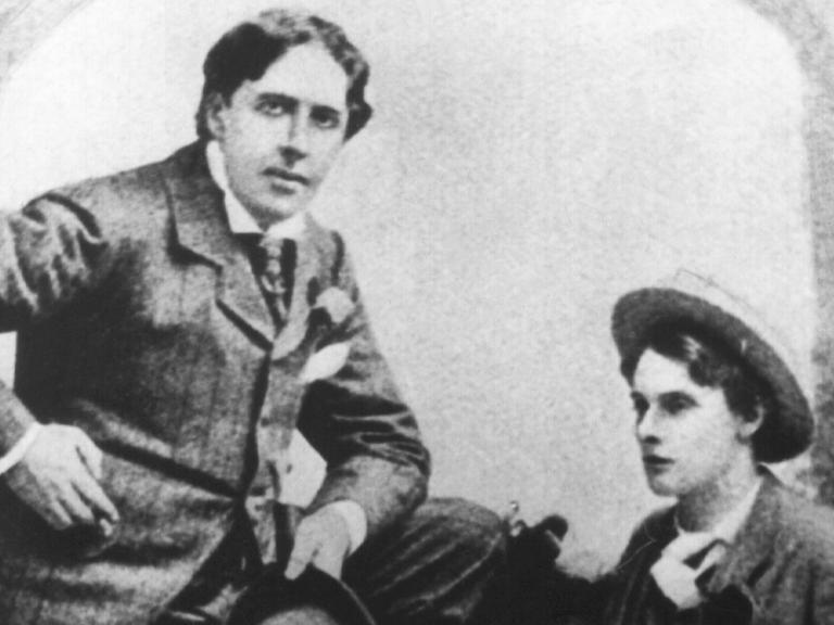 Oscar Wilde (l) und Alfred Douglas