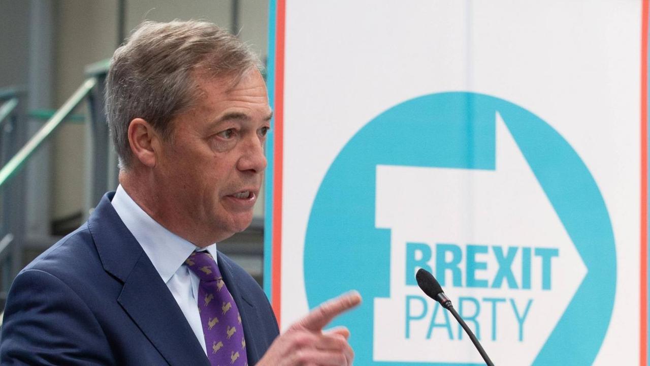 Nigel Farage holte mit UKIP bei der EU-Wahl 2014 rund 27 Prozent der Stimmen im Vereinigten Königreich. Mit seiner neuen Brexit-Partei dürften es mehr als 30 Prozent werden.