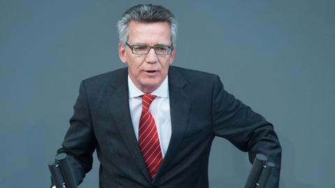 Bundesinnenminister Thomas de Maizière (CDU) 